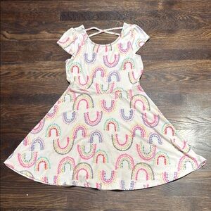 Colorful Rainbow Kids Dress